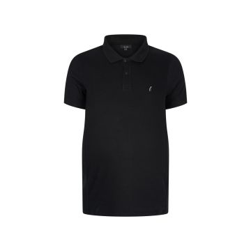 Alca Stylish 1-Pck Men Polo Shirt Extra Long Black 3XL