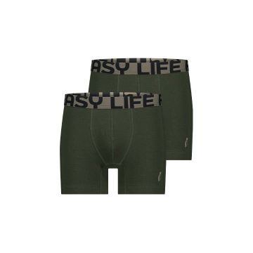 Alca Easy-Going 2-Pck Men Boxershort Dark Green 5XL